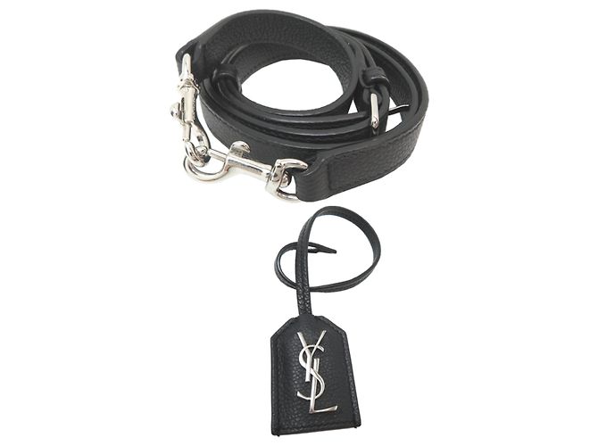 Borsa Saint Laurent Paris Cabarit Gauche Nero - vista 9