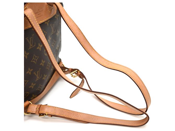 Zaino Louis Vuitton Montsouris MM Marrone - vista 5