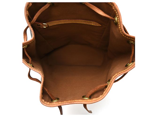 Zaino Louis Vuitton Montsouris MM Marrone - vista 6