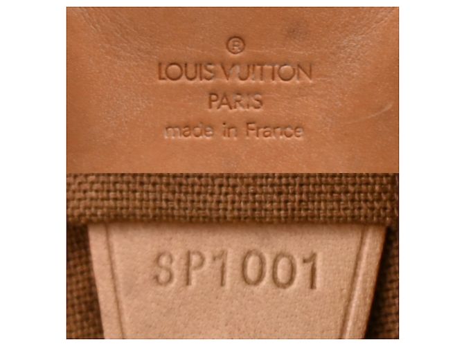Zaino Louis Vuitton Montsouris MM Marrone - vista 8