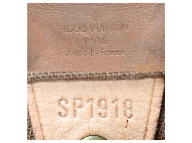 Zaino Louis Vuitton Montsouris MM Marrone - vista 8