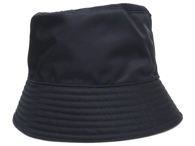 Cappello bucket Prada 2022 in nylon nero - vista 3