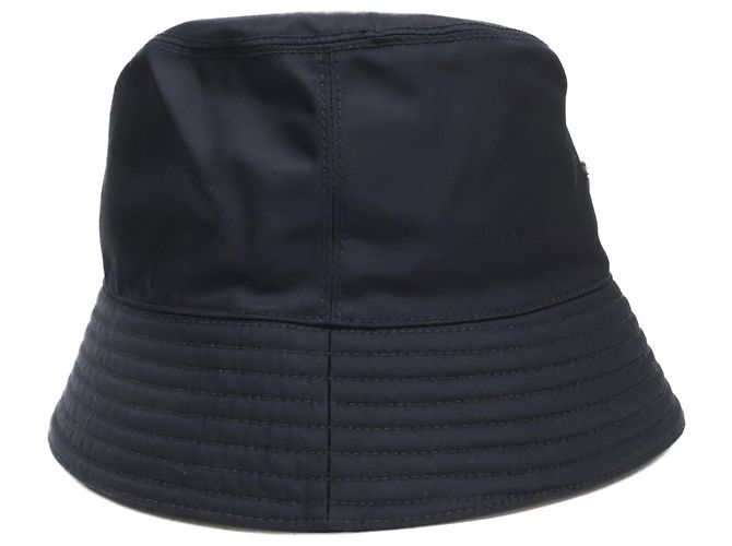 Cappello bucket Prada 2022 in nylon nero - vista 4