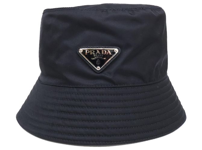 Cappello bucket Prada 2022 in nylon nero - vista 5