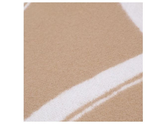 Hermès Stola in cashmere Hermes Mall Equestrian Pattern Cammello - vista 6