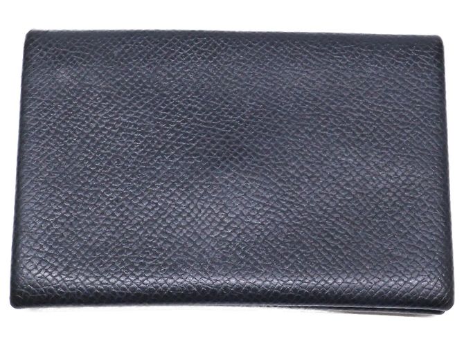 Hermès Hermes Calvi Epsom Card Case Black - view 6