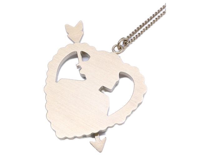 Collana Chanel Coco Pearl Cuore e Freccia placcata oro - vista 5