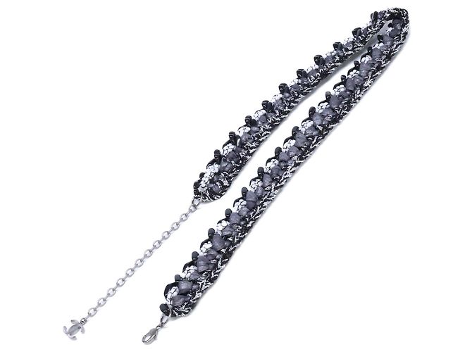 Cinturón Chanel de cadena mixta negra Negro - vista 2