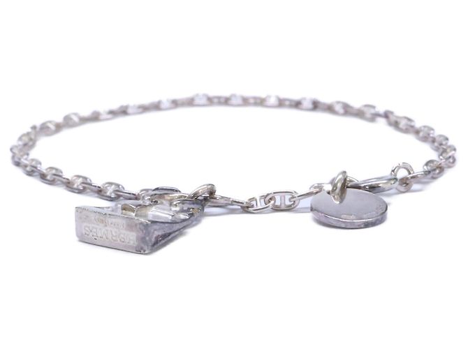 Hermès Bracciale a catena Hermes 925 Amulette Birkin Chaine d'Ancre Argento - vista 3