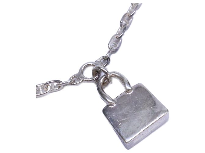 Hermès Bracciale a catena Hermes 925 Amulette Birkin Chaine d'Ancre Argento - vista 7