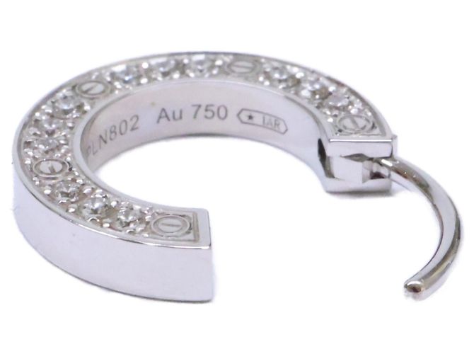 Orecchino singolo Cartier 750WG LOVE D'oro - vista 8