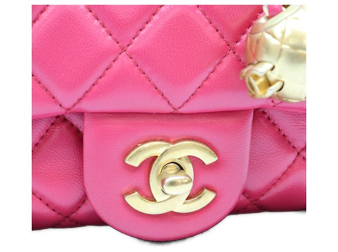 Chanel AS1786 Mini Matelassé Schultertasche Pink - Ansicht 6