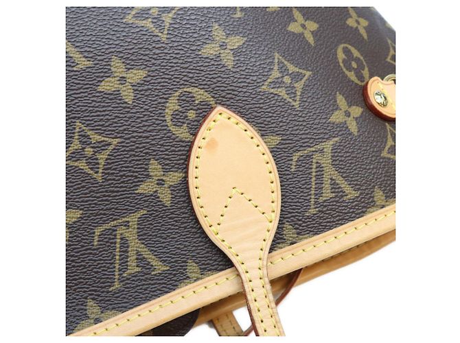 Borsa Tote Louis Vuitton Monogram Pivoine Neverfull MM Marrone - vista 8