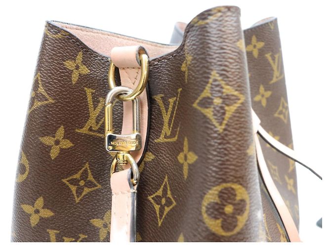 Néonoé Borsa a tracolla Louis Vuitton Monogram Rose Poudre Neo Noe MM Marrone Rosa - vista 8