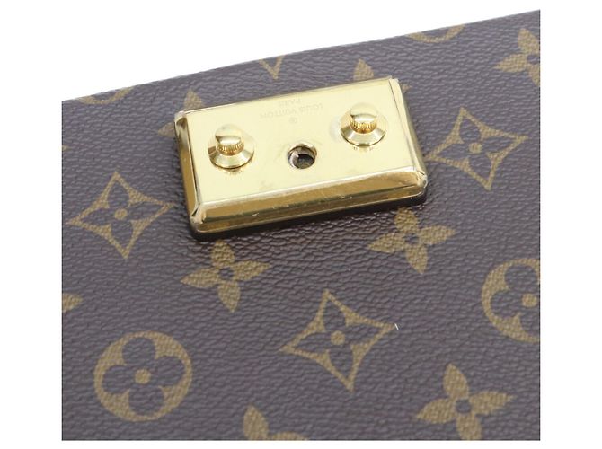 Borsa a tracolla Louis Vuitton Monogram Sac Marceau Marrone - vista 10