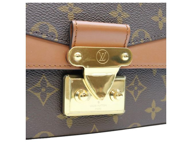 Borsa a tracolla Louis Vuitton Monogram Sac Marceau Marrone - vista 6