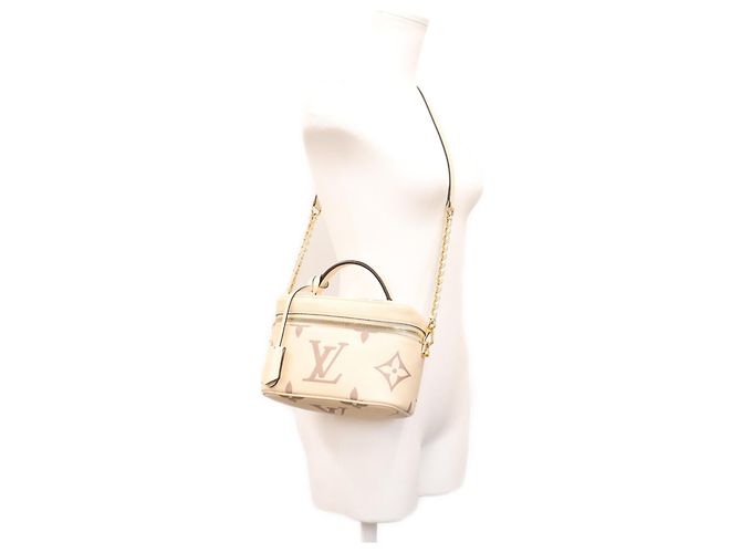 Louis Vuitton Bois de Rose Empreinte Vanity PM Schultertasche Beige - Ansicht 12