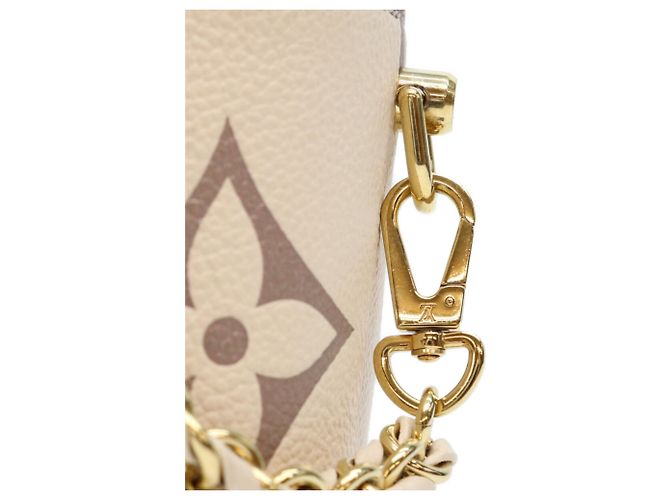 Louis Vuitton Bois de Rose Empreinte Vanity PM Schultertasche Beige - Ansicht 7