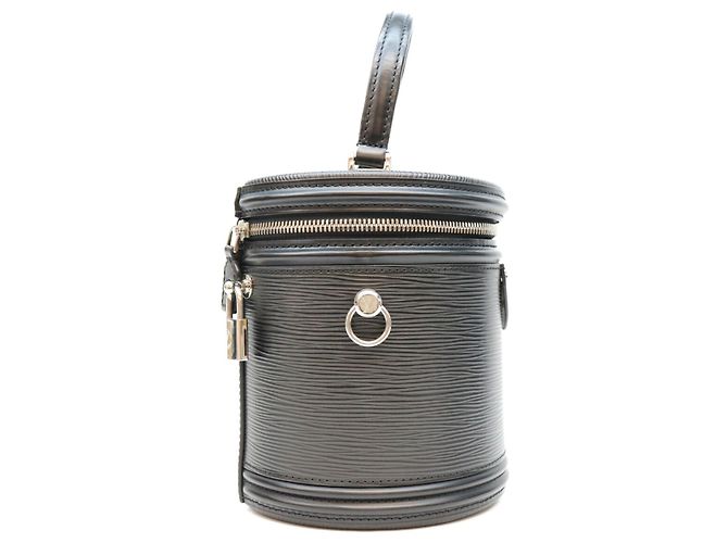 Borsa a tracolla Louis Vuitton Epi Noir Cannes Nero - vista 4
