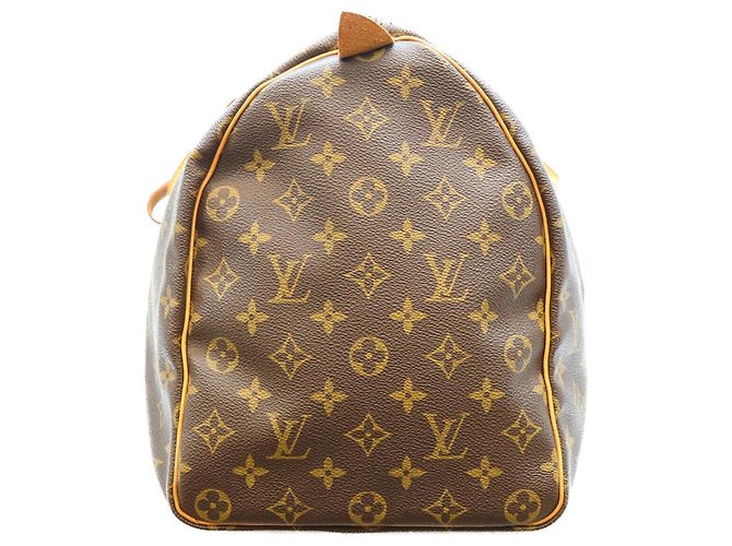 Borsa Boston Louis Vuitton Keepall 45 Monogram Brown Marrone - vista 4