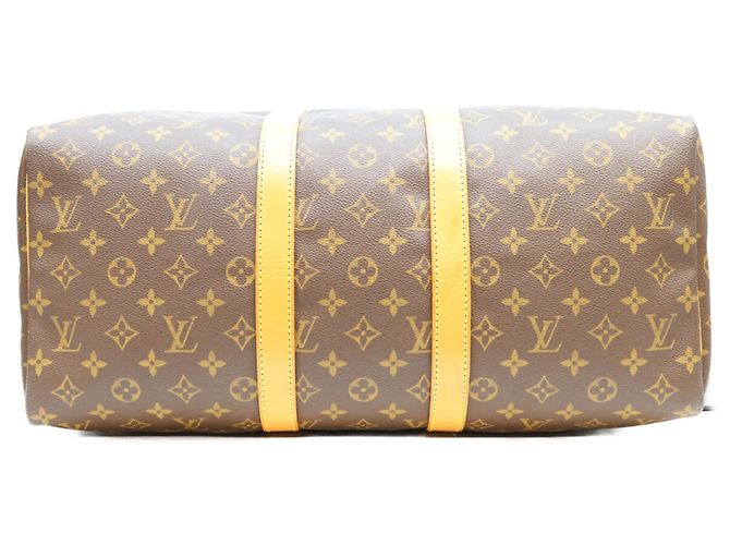 Borsa Boston Louis Vuitton Keepall 45 Monogram Brown Marrone - vista 5