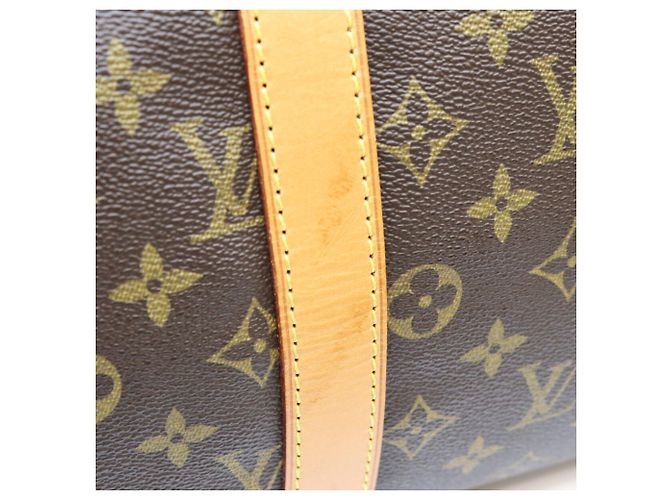 Borsa Boston Louis Vuitton Keepall 45 Monogram Brown Marrone - vista 8