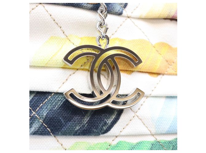 Chanel Paint Series Colorama Mini Tote Bag aus Canvas mit Kette Mehrfarben - Ansicht 7