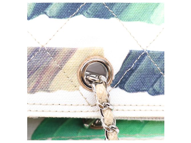 Chanel Paint Series Colorama Mini Tote Bag aus Canvas mit Kette Mehrfarben - Ansicht 9