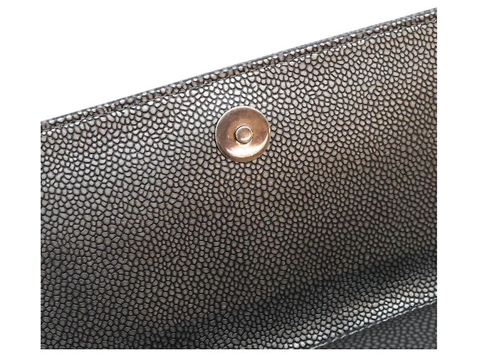 Borsa a tracolla Chanel Grigio Metallizzato Metallico - vista 8