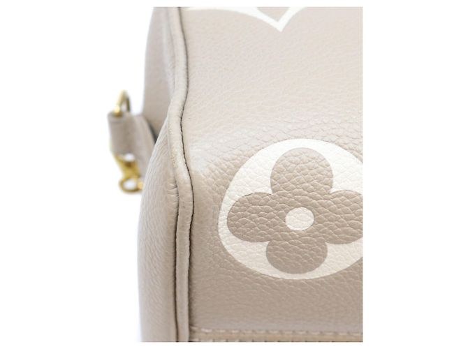 Borsa a tracolla Louis Vuitton Monogram Empreinte Speedy Bandoulière 20 Beige - vista 10