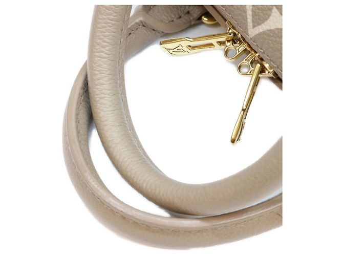 Borsa a tracolla Louis Vuitton Monogram Empreinte Speedy Bandoulière 20 Beige - vista 7