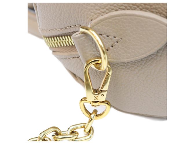 Borsa a tracolla Louis Vuitton Monogram Empreinte Speedy Bandoulière 20 Beige - vista 9