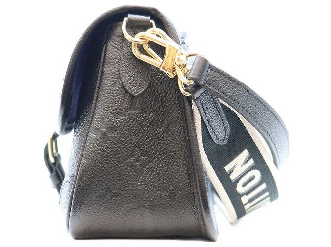 Borsa a tracolla Louis Vuitton Empreinte Noir Diane NM PM Nero - vista 2