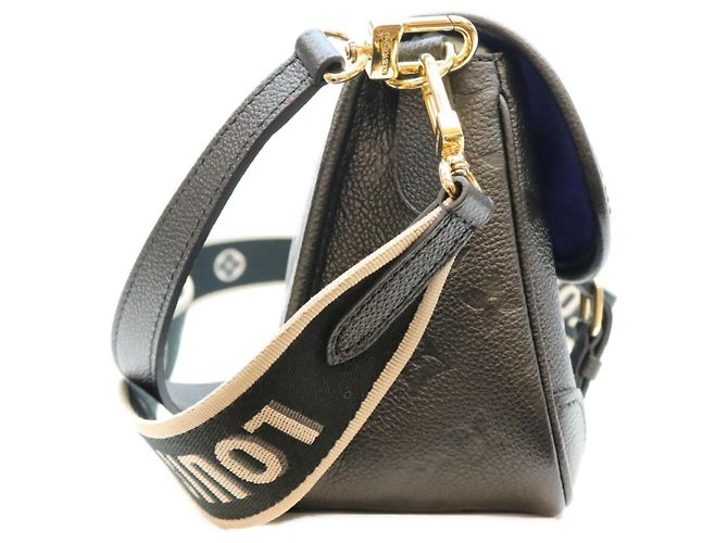 Borsa a tracolla Louis Vuitton Empreinte Noir Diane NM PM Nero - vista 4