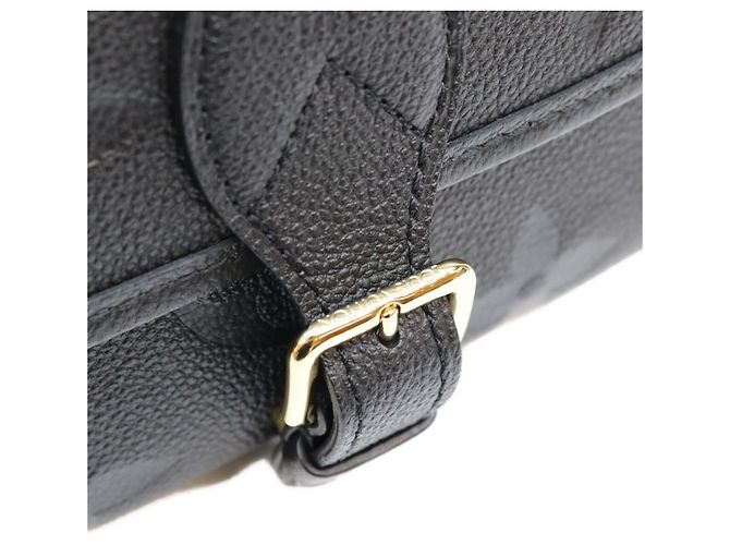 Borsa a tracolla Louis Vuitton Empreinte Noir Diane NM PM Nero - vista 7