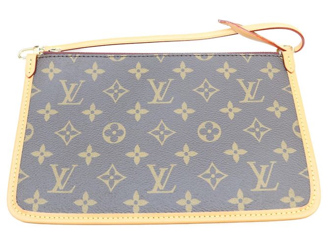 Borsa Tote Louis Vuitton Monogram Carryall NM MM Marrone - vista 10