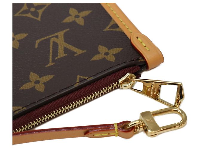 Borsa Tote Louis Vuitton Monogram Carryall NM MM Marrone - vista 11