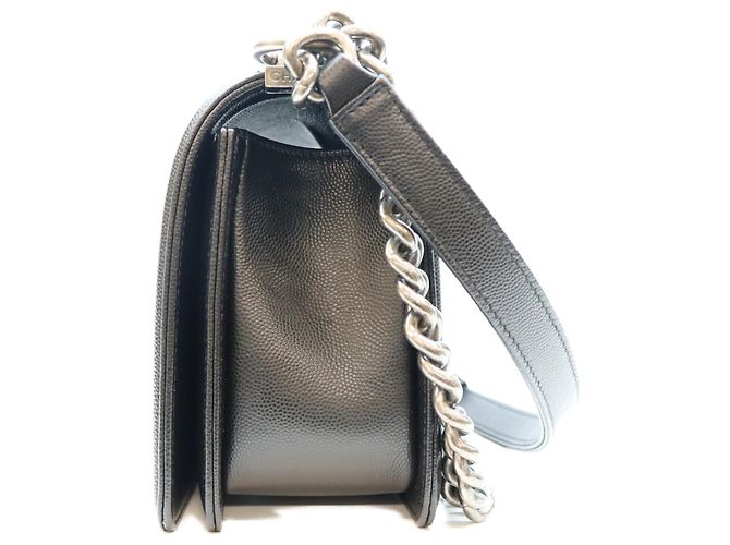 Borsa a tracolla Chanel Boy Chanel 25 Medium Nero - vista 2