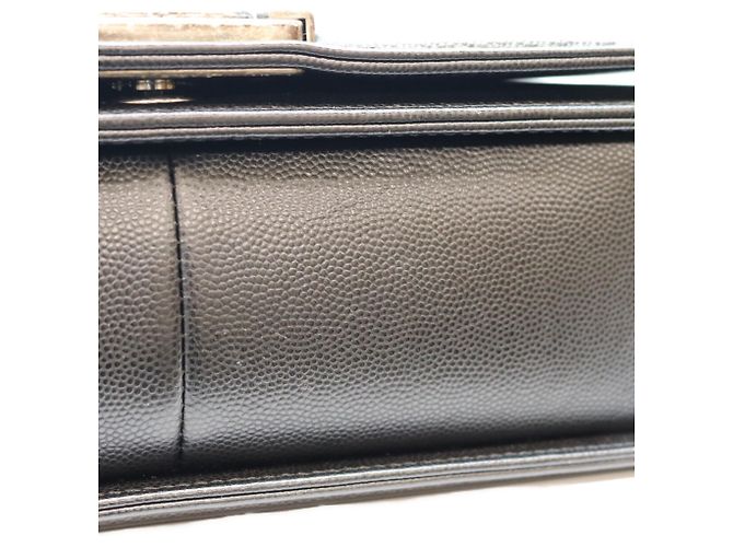 Borsa a tracolla Chanel Boy Chanel 25 Medium Nero - vista 6