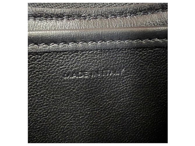 Céline CELINE 19696 Borsa a spalla Medium Ava Check Nero Rosso - vista 10