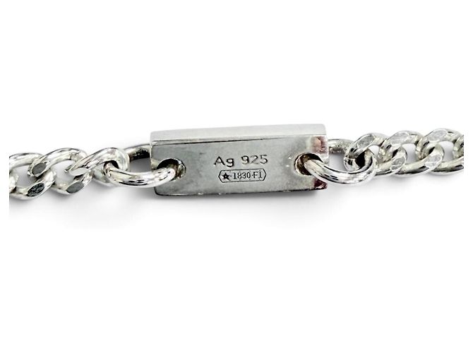 Collana con pendente Double G GUCCI Argento - vista 9