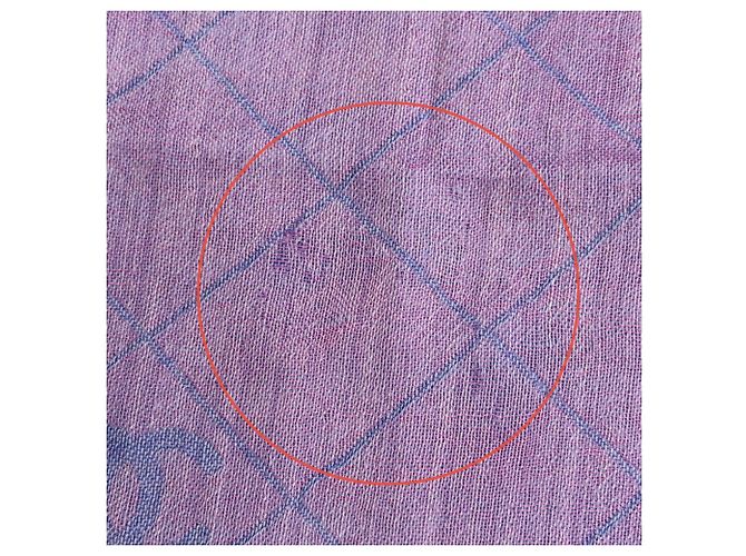 Chanel 13S Cashmere Cotton Stole Purple - view 10