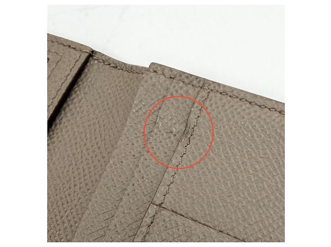 Hermès Hermes Bearn Soufflé Long Wallet Taupe - view 11