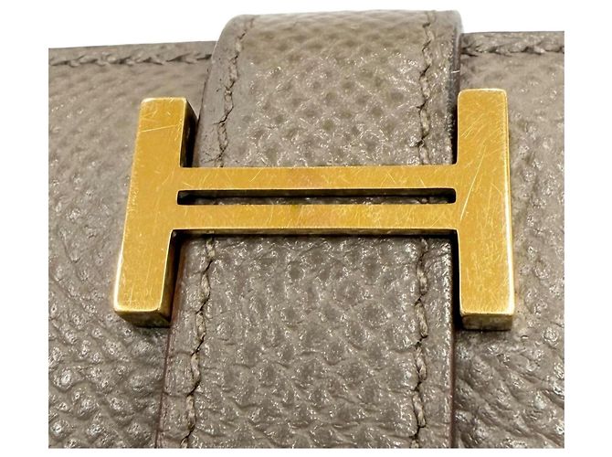 Hermès Hermes Bearn Soufflé Long Wallet Taupe - view 7