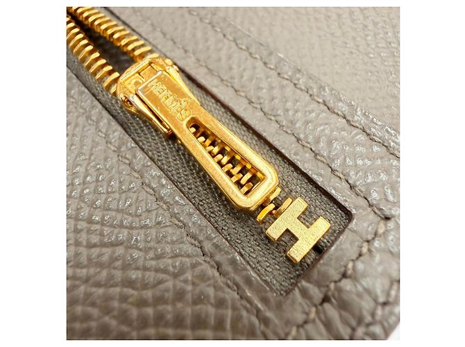 Hermès Hermes Bearn Soufflé Long Wallet Taupe - view 8