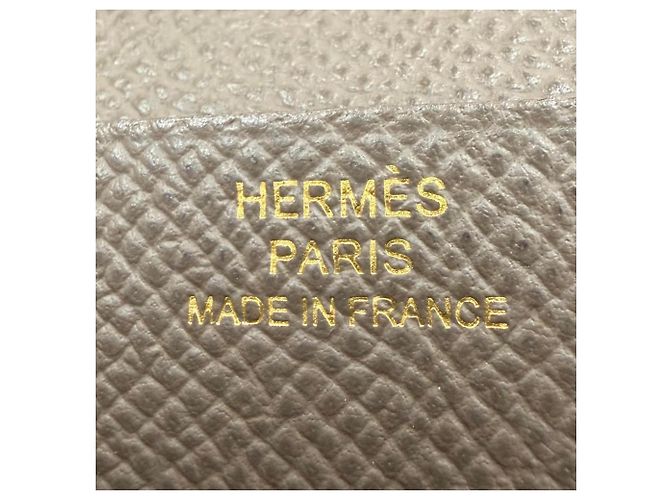 Hermès Hermes Bearn Soufflé Long Wallet Taupe - view 9