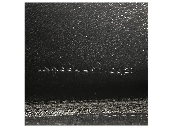 Carteira longa em couro preto Saint Laurent - vista 10