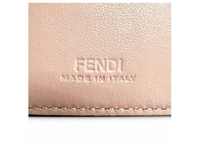 Fendi Purple Leather Tri-fold Wallet - view 10