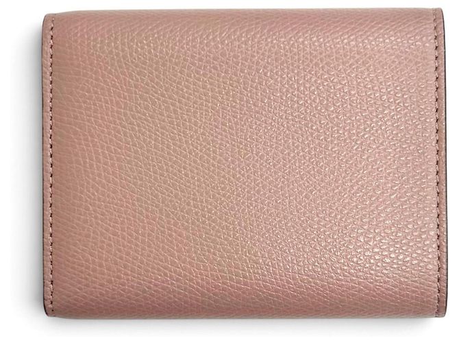 Fendi Purple Leather Tri-fold Wallet - view 3