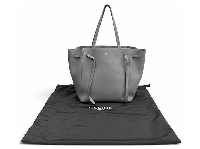 Céline Bolso Tote Cabas Phantom Celine Gris Castaño - vista 2